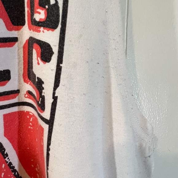 LNK Landscape Rolling Stones Tank Top Womens Graphic Band Racerback Knit Music - Picture 4 of 5